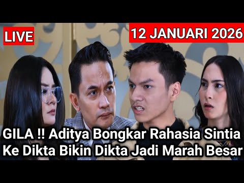 LIVE WEAVING A BEAUTIFUL STORY TODAY - CRAZY!! Aditya Reveals Sintia's Secret, Making Dikta Angry