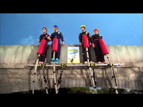 Austin & Ally - "Magazines & Made-Up Stuff" Bungee Jump Clip Video