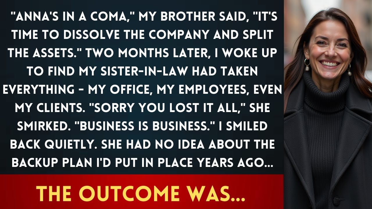My Sister-in-Law Stole My Company While I Was in a Coma. She Had No Idea What Was Coming.