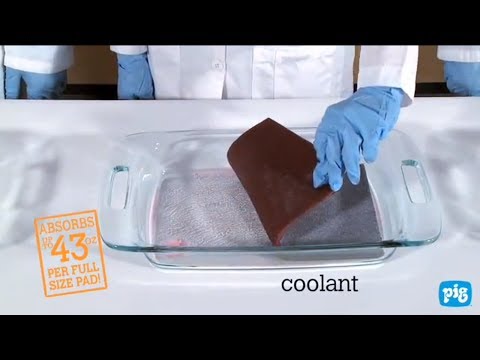 PIG Blue Mat: See New Pig's Most Absorbent Mat in Action