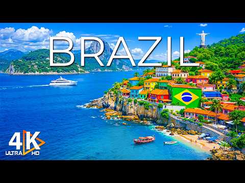 Brazil 4K | Epic Landscapes – Rainforests, Waterfalls & Iconic Coastal Views