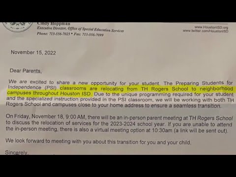 Families still confused by Houston ISD's decision to move children