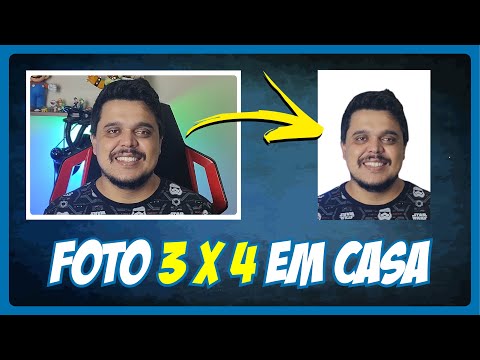 Fazer foto 3x4 em casa com qualidade