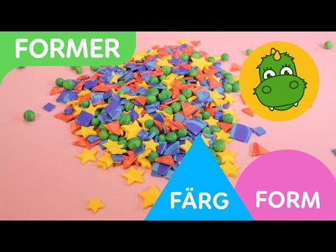 Bolibompa Mini: Färg & Form – Draken sorterar former