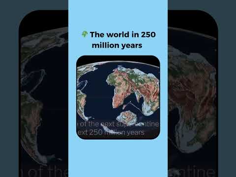 🗺️ The formation of the next supercontinent: #Pangaea Proxima #future #continent #earth #geography