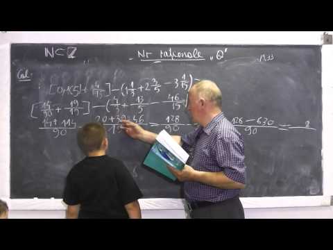 2/2 Lectia 574 - Multimea Q,transformarea nr zecimale periodice simple si mixte in fractii ordinare