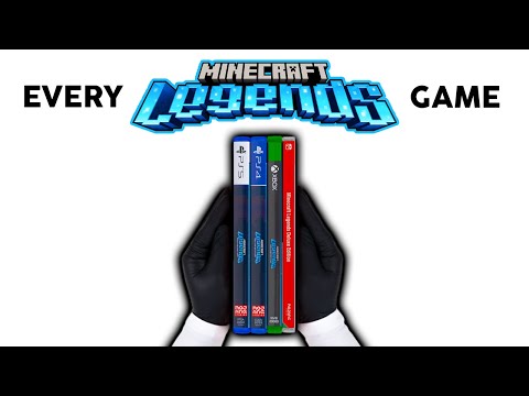 I Unboxed Every MINECRAFT LEGENDS Game EVER