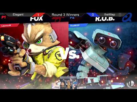 Smash Ultimate @ UCI #22 - NVR | Elegant (Luigi , Fox) vs TheMisp (R.O.B.) [W. Round 3]