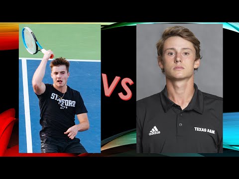 Stanford Men's Tennis 🇬🇧 Arthur Fery at 2022 ITA National Indoor Championship