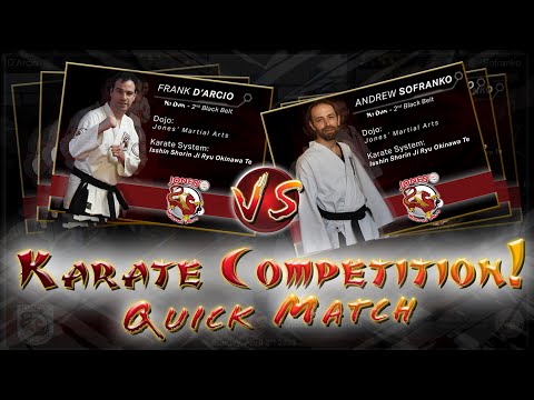 Karate Competition at Chirico's Memorial Tournament - D'Arcio vs Sofranko