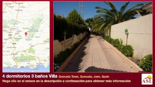 preview picture of video '4 dormitorios 3 baños Villa se Vende en Quesada Town, Quesada, Jaen, Spain'