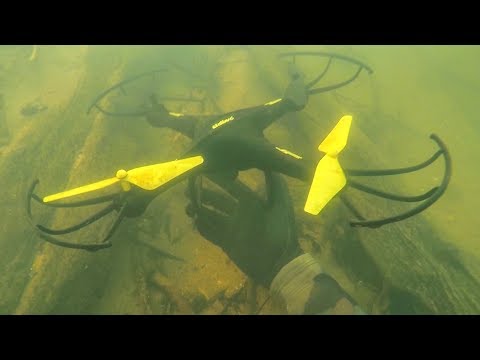 Found Drone Underwater in River Lost 4 Years Ago! (Scuba Diving) Video