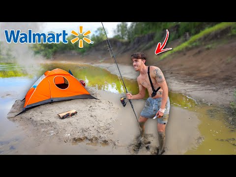 Stranded On A Island Overnight?? Walmart Survival Challenge!