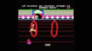 Circus Charlie MSX Gameplay - Konami's Retro Arcade Circus Fun