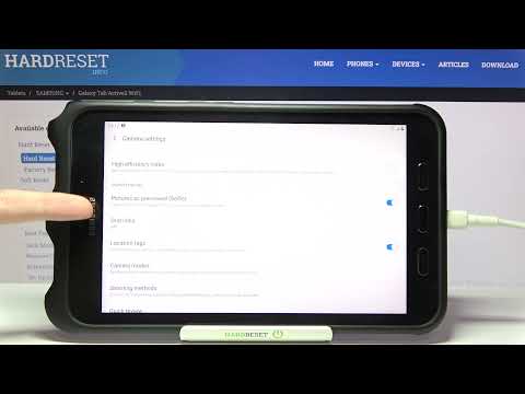 How to Enable Camera Mirror Effect on SAMSUNG Galaxy Tab Active2 - Disable Camera Mirror Effect