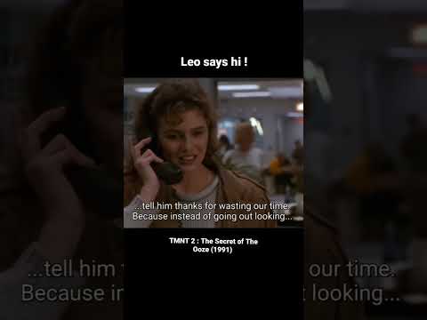 Donnie calls April O Neil via the public phone - TMNT 2 The Secret of the Ooze (1991)