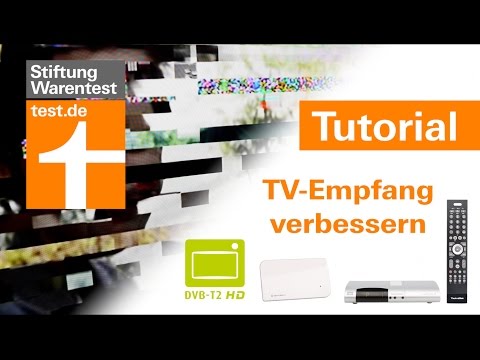 Tutorial: DVB-T2 HD TV-Empfang verbessern - 5 Tipps gegen Klötzchen & Aussetzer