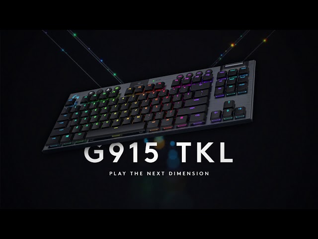 Video Teaser für Introducing the G915 TKL Tenkeyless LIGHTSPEED Wireless Gaming Keyboard