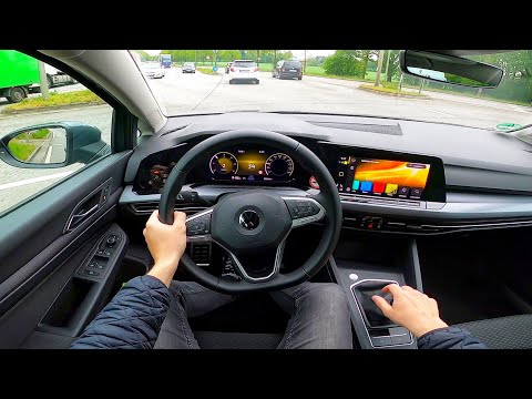 2021 VW Golf 8 2.0 TDI - pov test drive