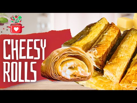 🧀Crispy Cheese Rolls with Filo (Phyllo) Pastry | Easy & Delicious Snack Recipe | Air Fryer or Oven