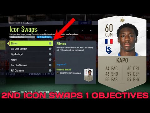 HOW TO COMPLETE THE 2ND ICON SWAPS OBJECTIVES FAST! (UNLOCK ICON TOKENS FAST) - FIFA 22