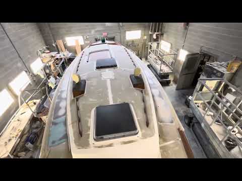 S/V SeaSprite Refit Update - Side and Foredeck Re-coring Complete