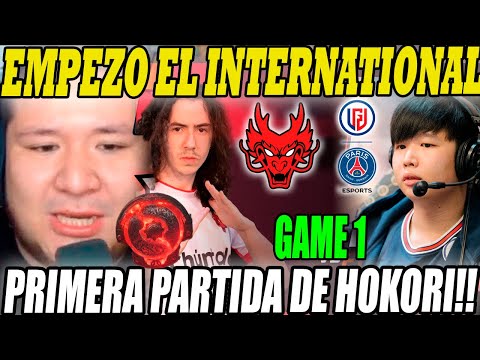 😭🔥LOS SKERES REACCIONAN A LA PRIMERA PARTIDA DE HOKORI vs PSG LGD!! THE INTERNATIONAL 11 | DOTA 2