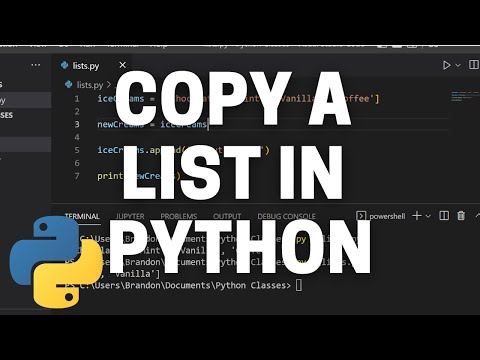 Python Tutorial How To Copy A List With Example