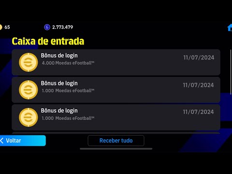 Como conseguir moedas grátis no eFootball mobile 2025