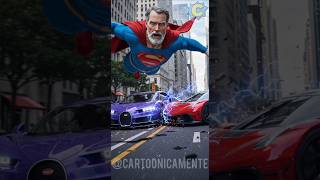 Quem vencerá a corrida que vale 10 MILHÕES?! 💰🤑 #spiderman #shorts #superman #deadpool #ia