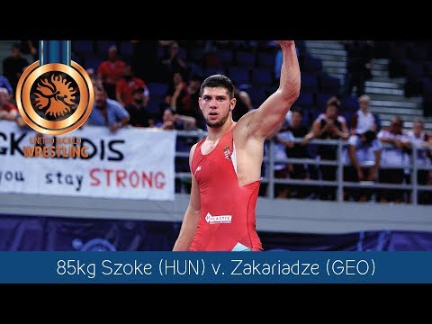 BRONZE GR - 85 kg: A. SZOKE (HUN) df. L. ZAKARIADZE (GEO) by VPO1, 7-4