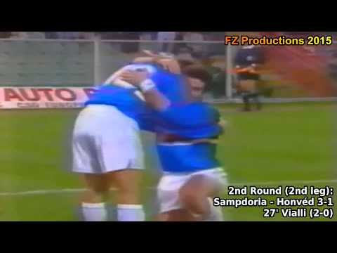 1991-1992 European Cup: UC Sampdoria All Goals (Road to the Final)