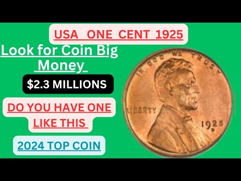 USA Liberty One Cent 1925 / Millions Dollars Coin