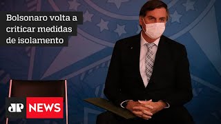 Bolsonaro ataca decisão de Ibaneis e diz que ‘lockdown’ causa depressão e mortes