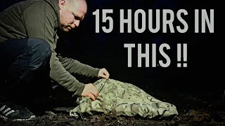 bivvi bag winter camping NO FIRE / NO LIGHTS.