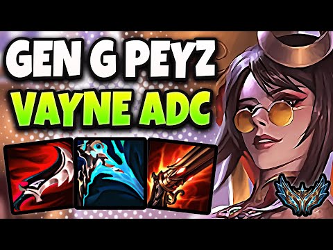 Vayne vs Xayah ADC [ Gen G Peyz ] Korea Challenger Patch 13.8 ✅