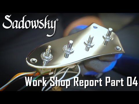 Sadowsky Work Shop Report Part 04 - Electronics, Pickups & Preamp