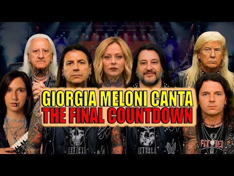 GIORGIA MELONI CANTA THE FINAL COUNTDOWN