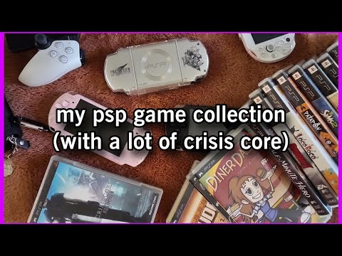psp collection but it turns into a crisis core rant halfway through lol