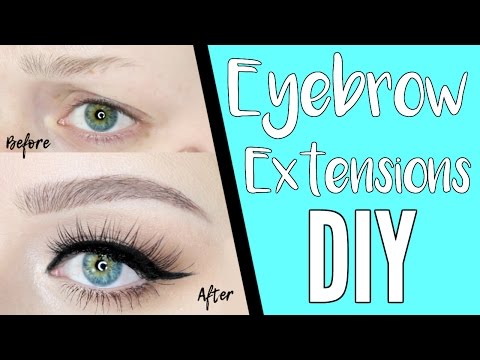 DIY EYEBROW EXTENSIONS