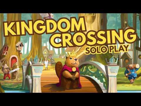 Kingdom Crossing | Solo Board Game Tutorial and Playthrough (Review copy provided)
