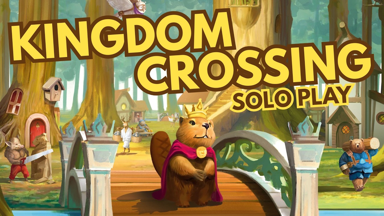 Kingdom Crossing | Solo Board Game Tutorial and Playthrough (Review copy provided)