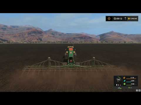 Farming Simulator 2017 Big Farming, Sewing 105 hectare field