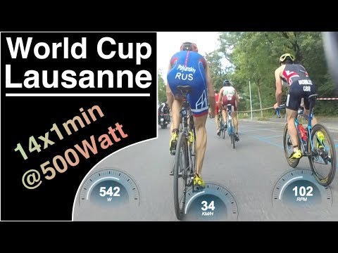 2018 Triathlon World Cup Lausanne On-Board [commentated]