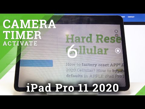 How to Activate Camera Timer in iPad Pro 11 2020 – Photo Countdown