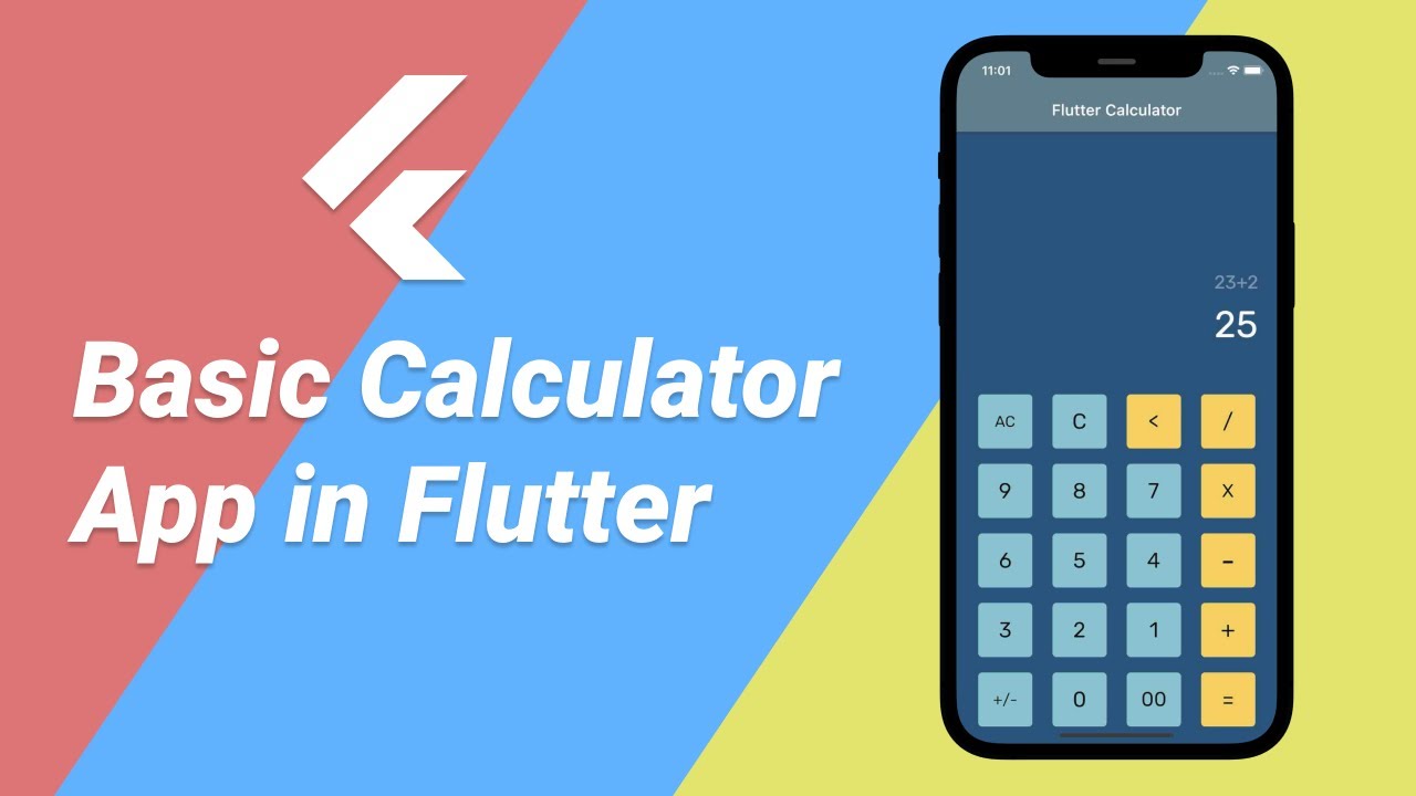 Basic Calculator App in Flutter