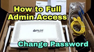 HOW TO FULL ADMIN ACCESS PLDT HOME FIBR AND CHANGE WIFI PASSWORD / 2021 TUTORIAL