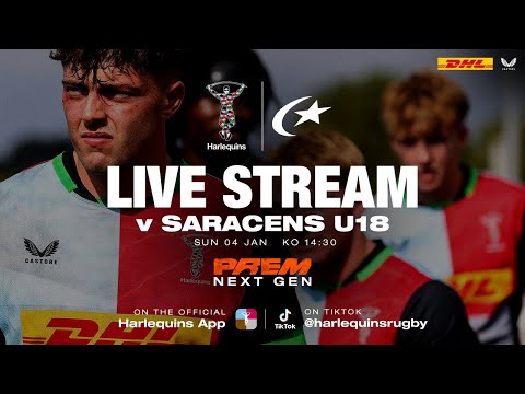 Live Academy Rugby - Harlequins U18 v Saracens U18