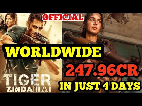 TIGER ZINDA HAI | BOX OFFICE COLLECTIONS | OVERSEAS | INDIA | WORLDWIDE | DAY 4 | SALMAN KHAN