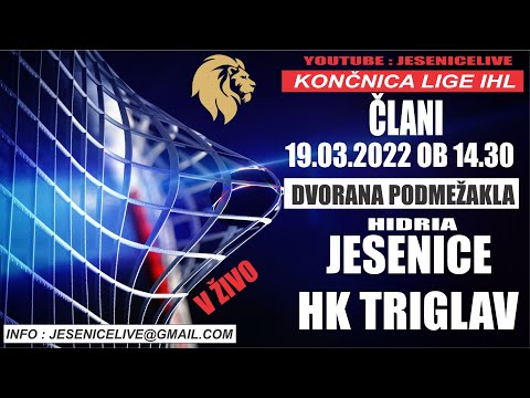 HOKEJ NA LEDU ČLANI  HD HIDRIA JESENICE - HK TRIGLAV KRANJ